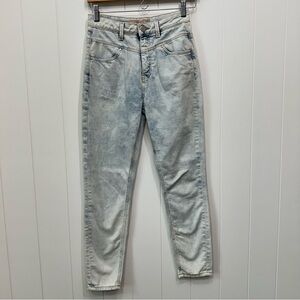 Bershka 80s 90s Vintage Inspired Grunge Jeans Women’s Size 4 High Rise Acid Wash